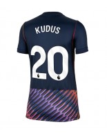 Tottenham Hotspur Mohammed Kudus #20 Venkovní Dres pro Dámské 2026-27 Krátký Rukáv